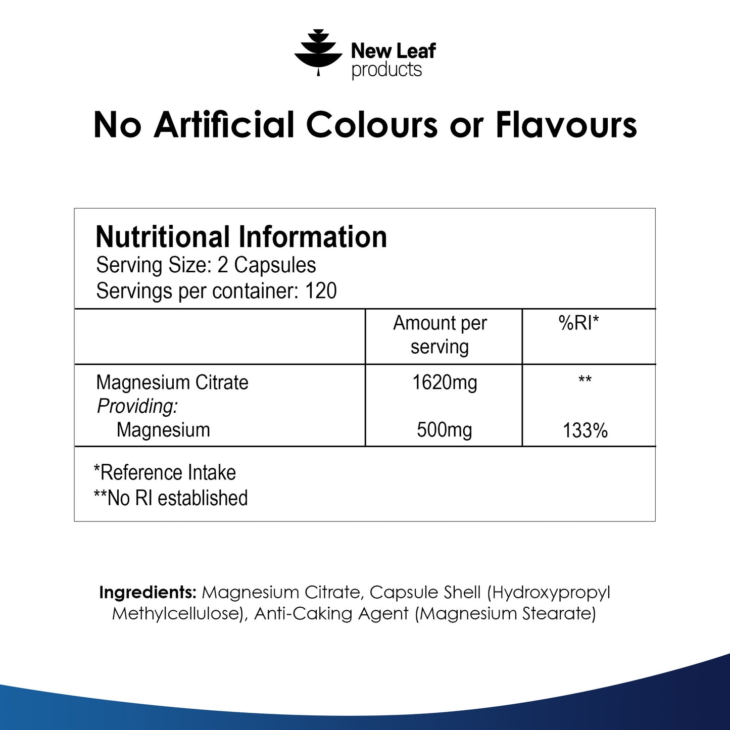 Magnesium Citrate Capsules 240 Fill