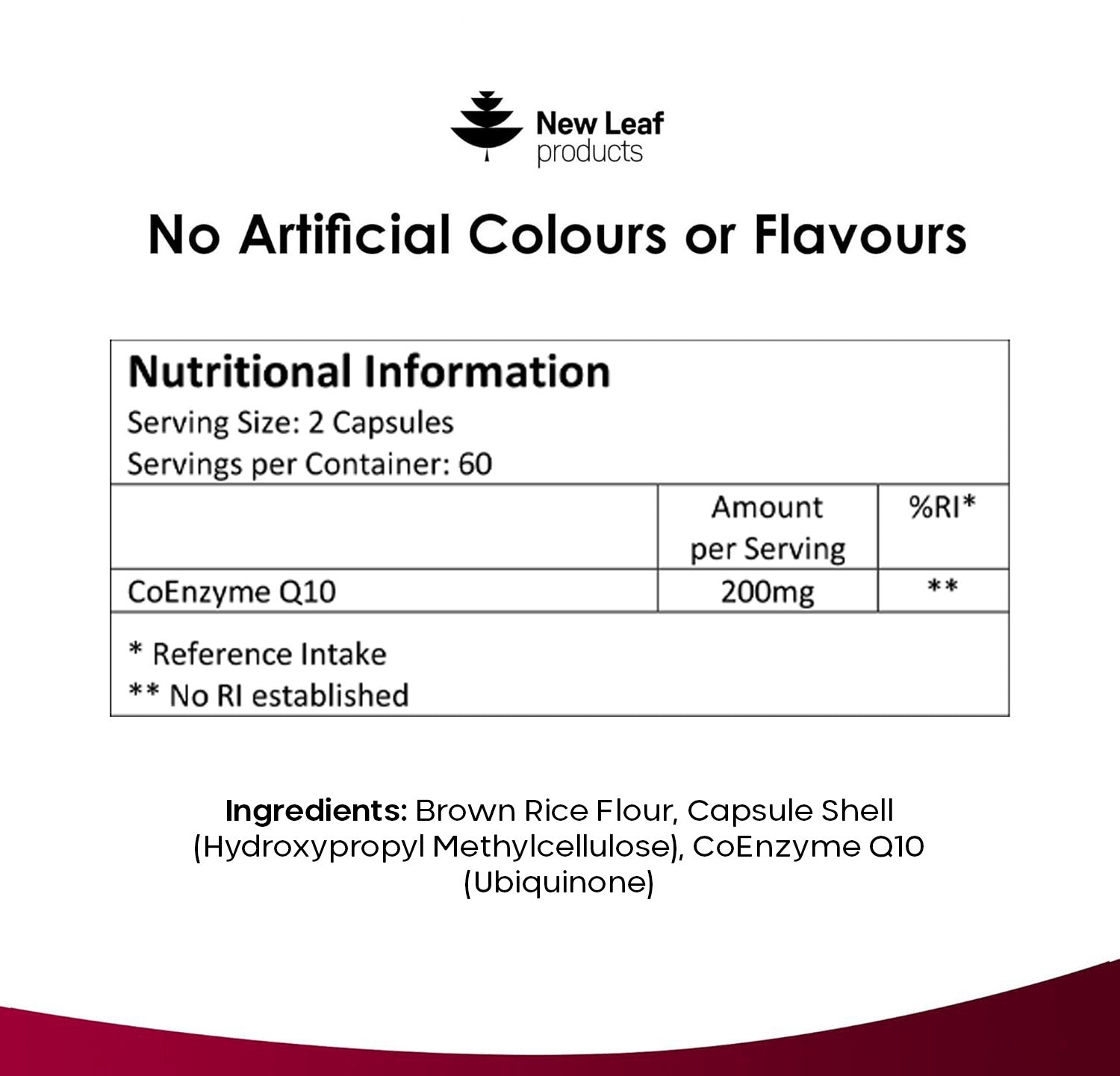 CoQ10 Ubiquinone Coenzyme Q10 Capsules