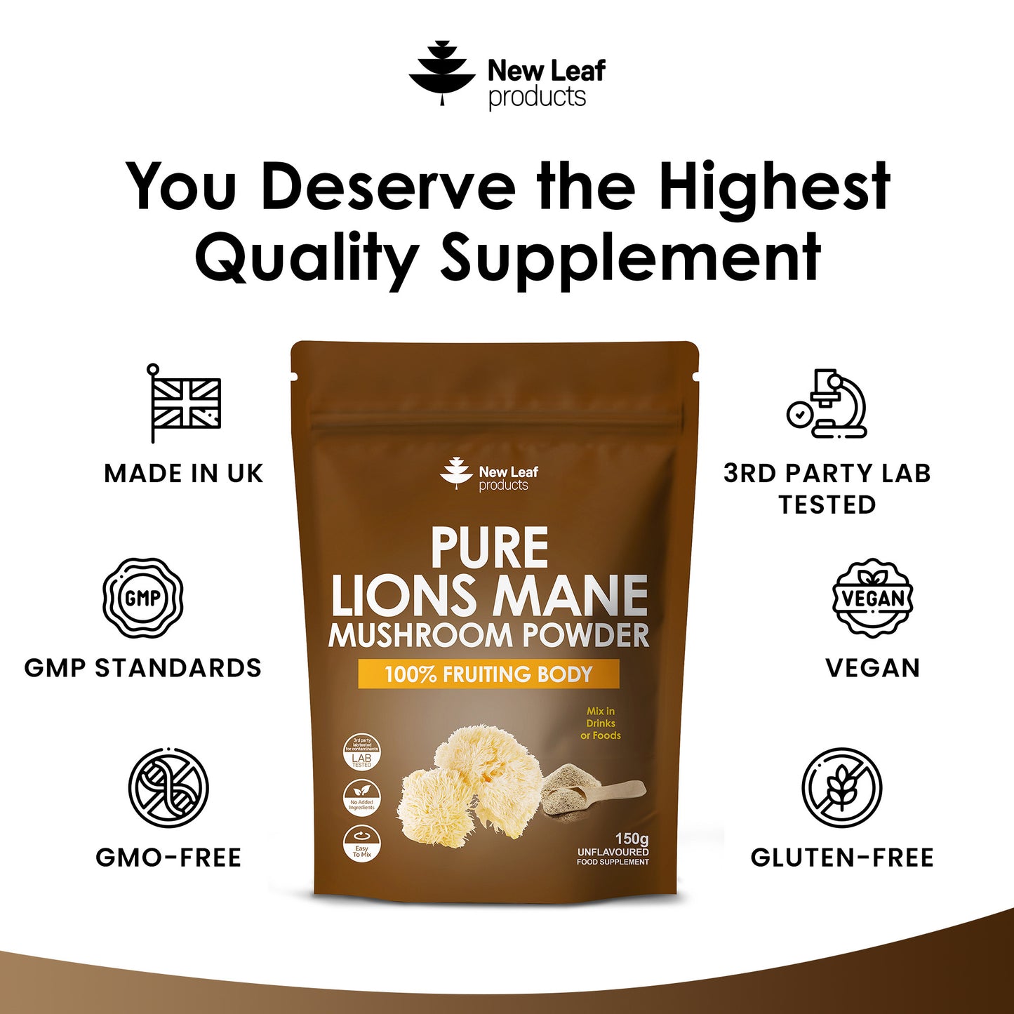 Lion's Mane Mushroom Powder