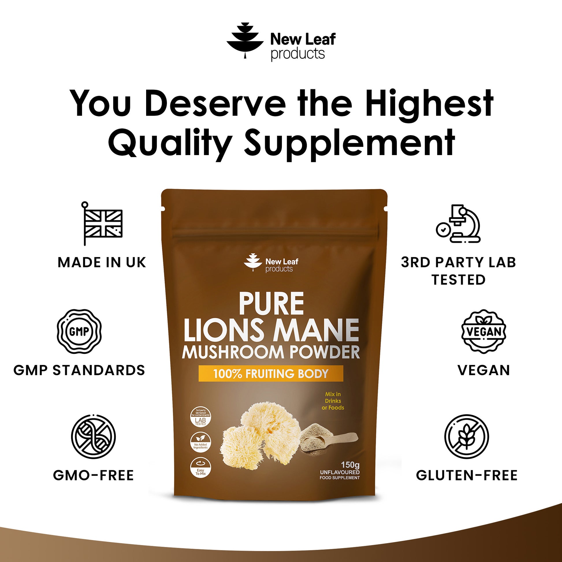 Lion's Mane Mushroom Powder