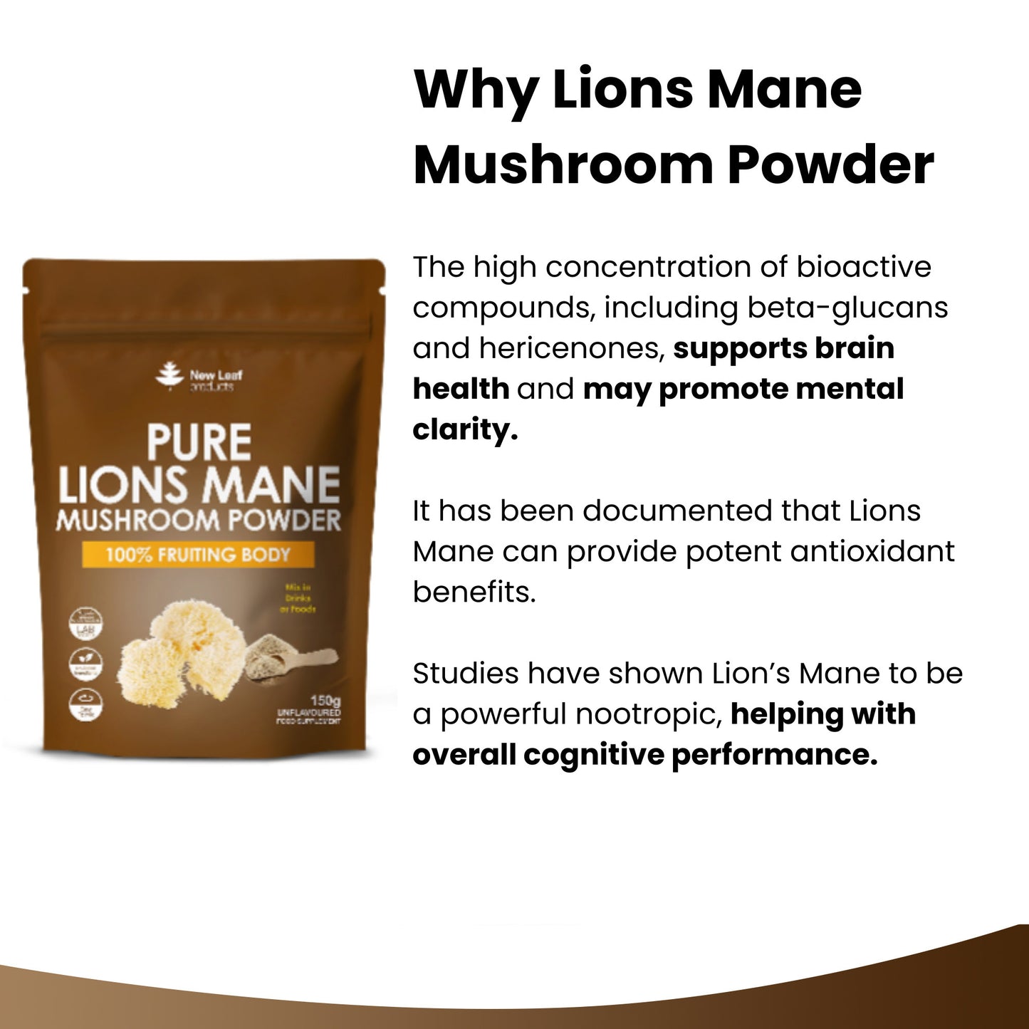 Lion's Mane Mushroom Powder