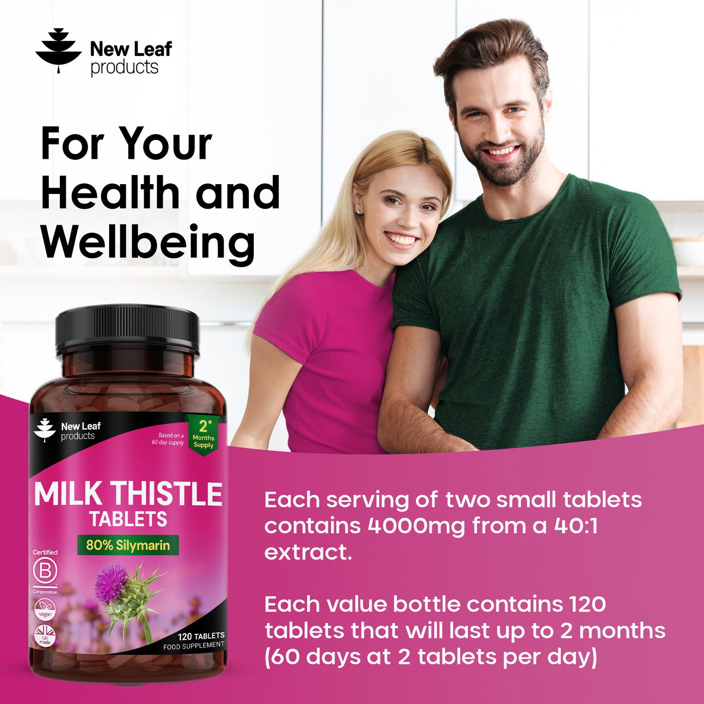 Milk Thistle Tablets 120 Fill