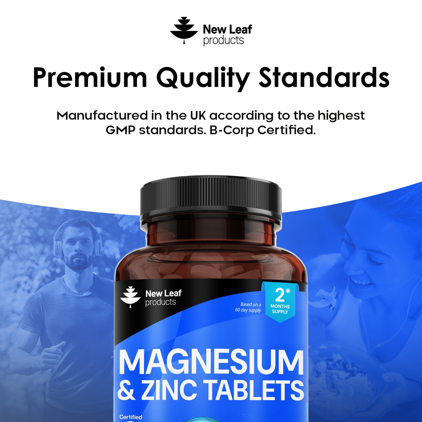 Magnesium and Zinc Tablets 120 Fill