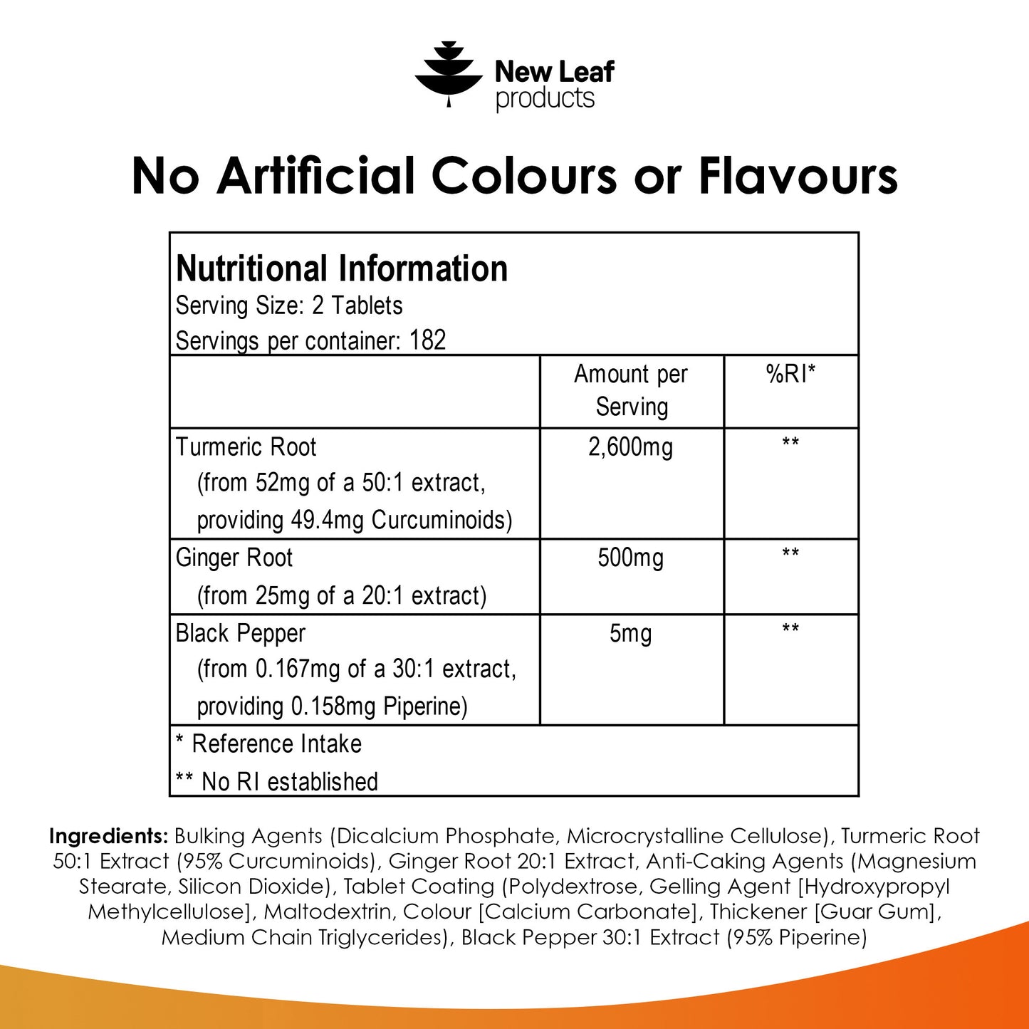 Turmeric, Curcumin, Ginger Tablets 365 Fill