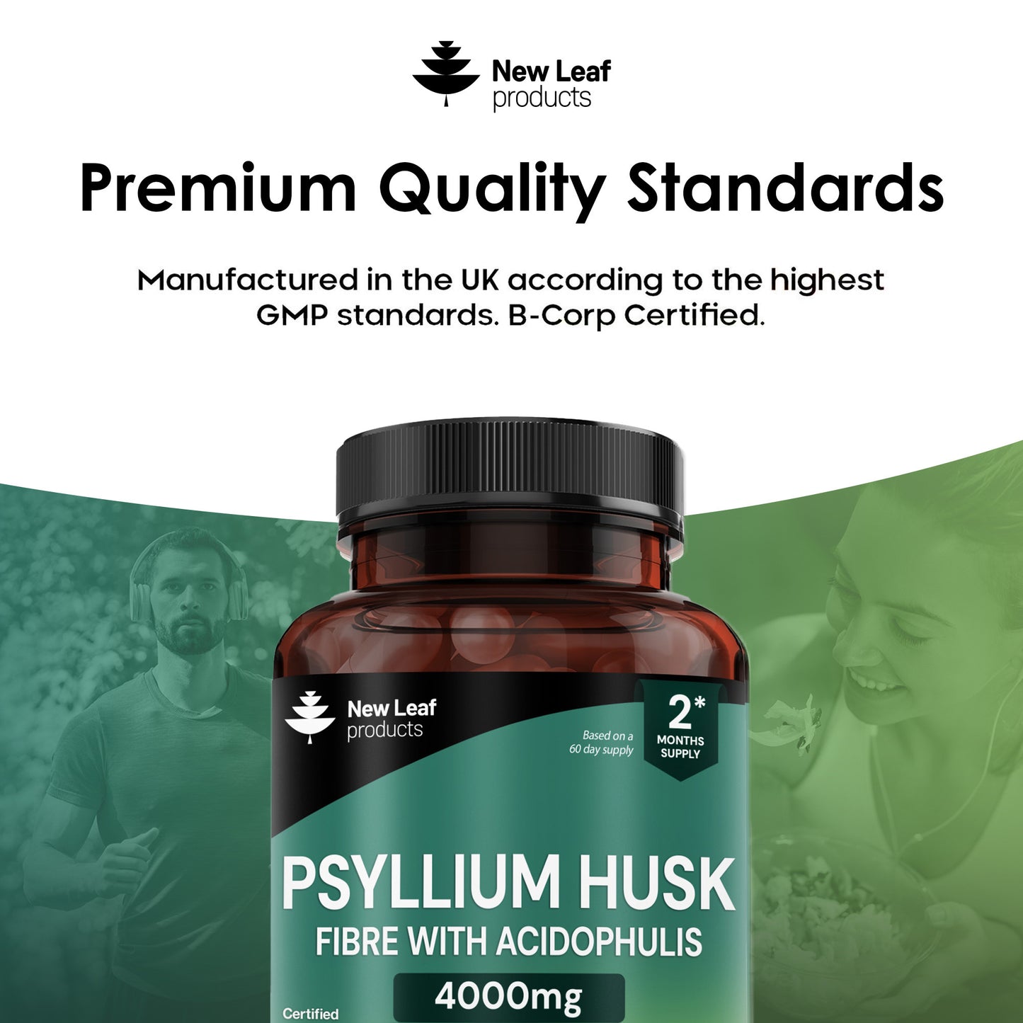 Psyllium Husk Fibre with Acidophilus Capsules