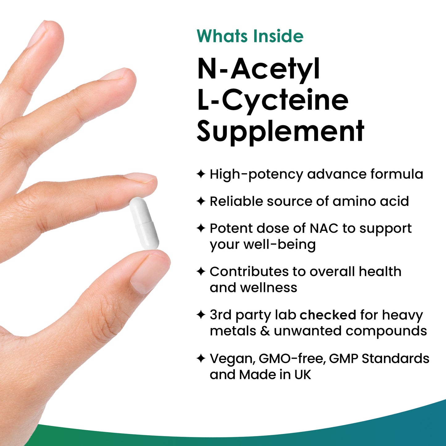 NAC N-Acetyl-Cysteine Capsules