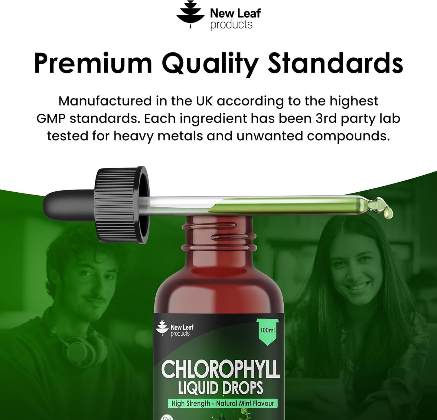 Chlorophyll Liquid Drops