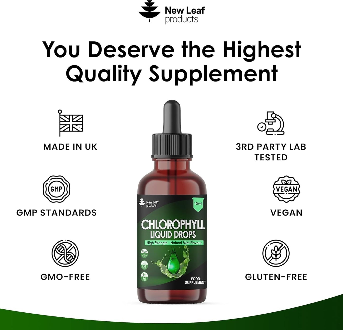 Chlorophyll Liquid Drops
