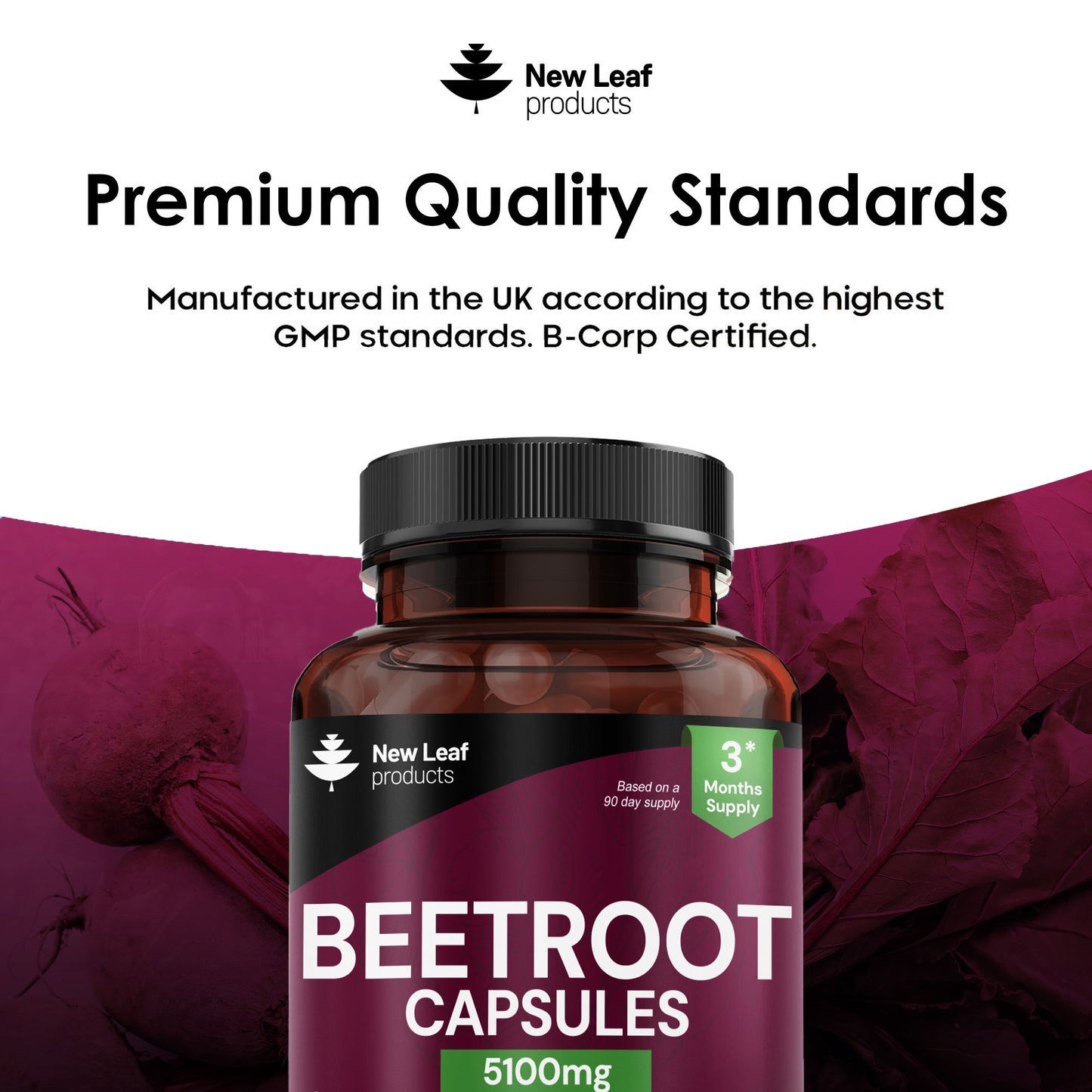 Beetroot Capsules With Black Pepper