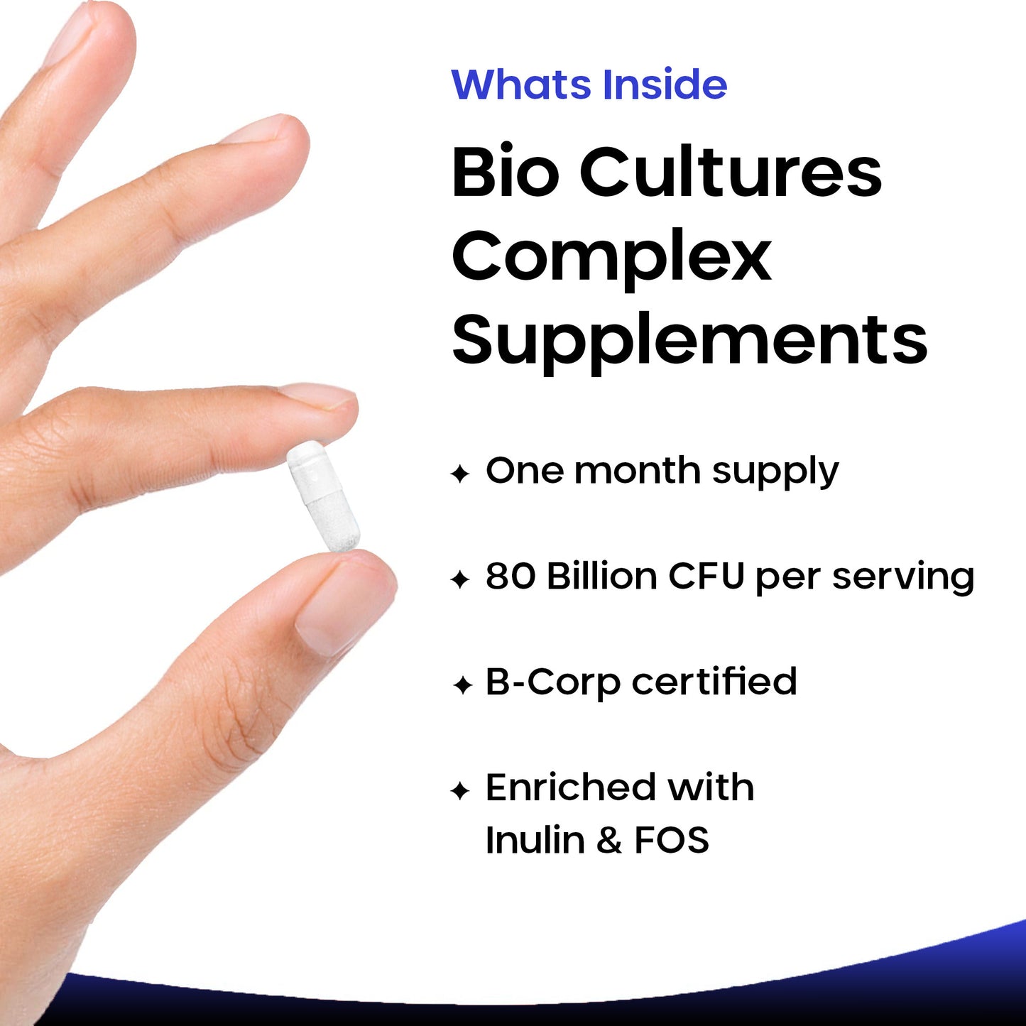 Bio Cultures - Probiotic 80B & 20 Strains Capsules