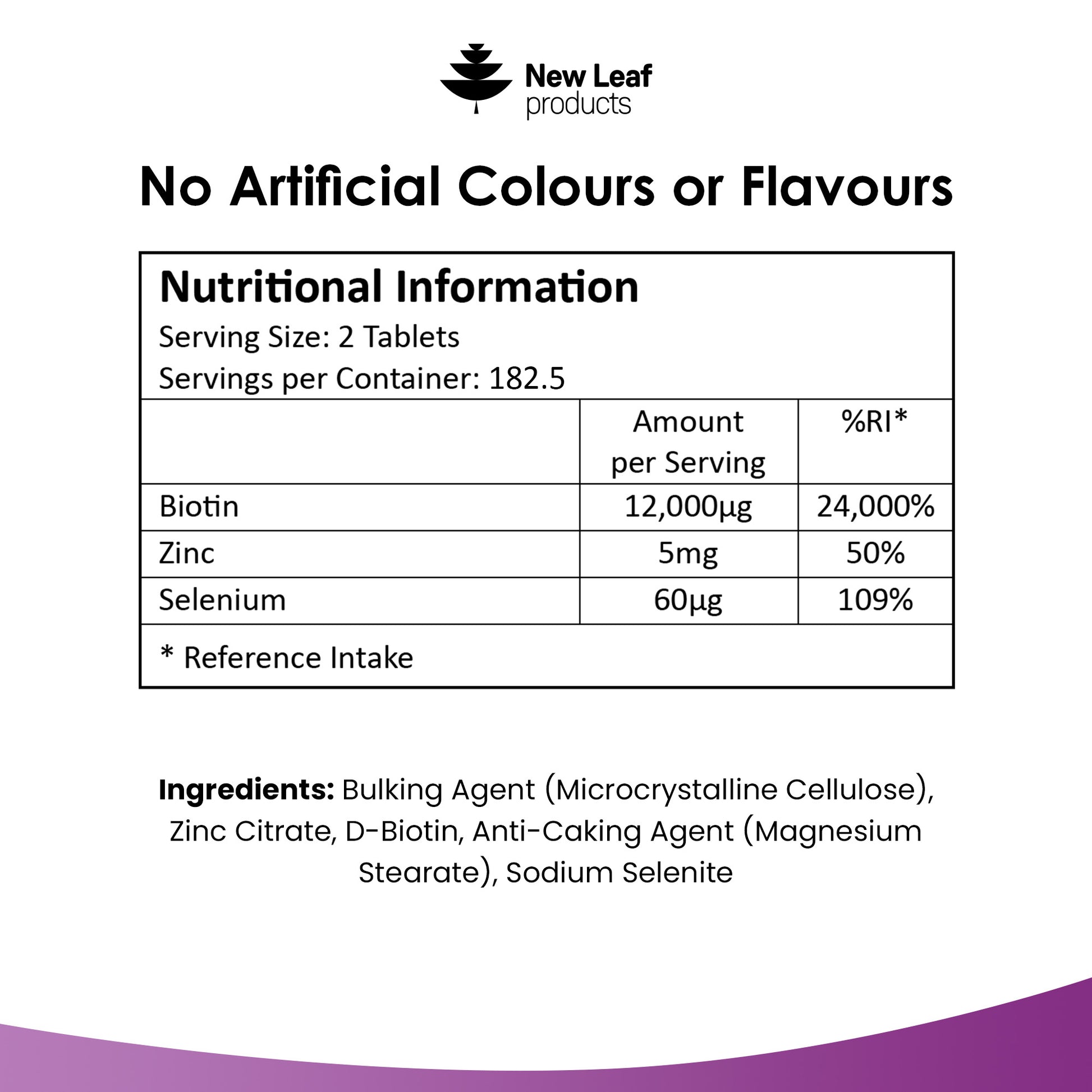 Biotin+ Vitamin B7 Tablets 365 Fill