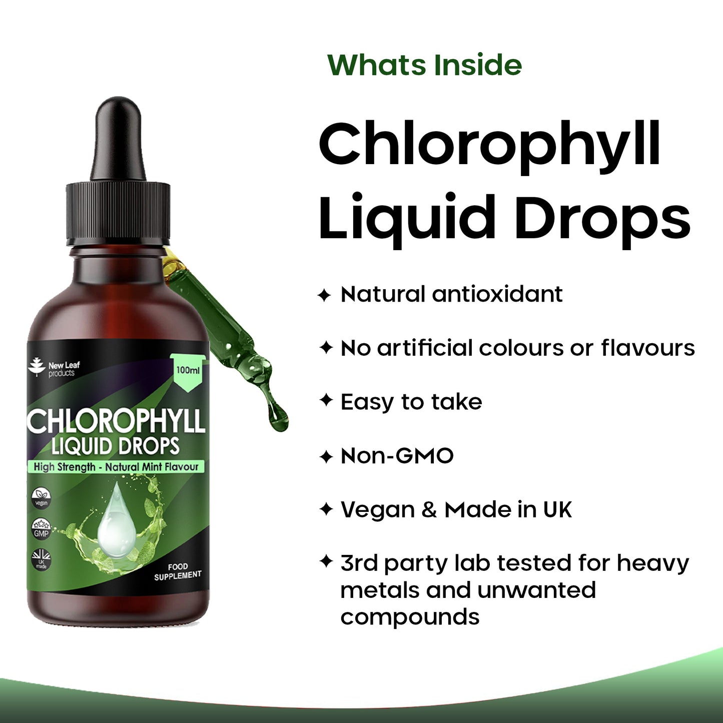 Chlorophyll Liquid Drops