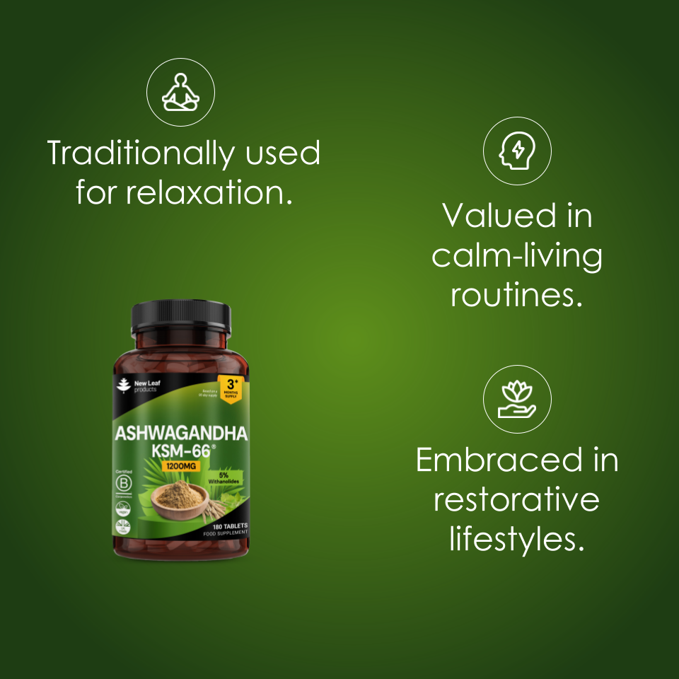 Ashwagandha KSM-66 Tablets 180 Fill
