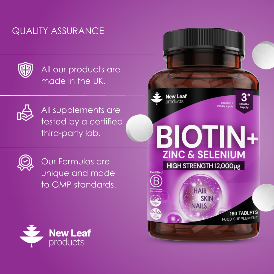 Biotin+ Vitamin B7 Tablets 365 Fill