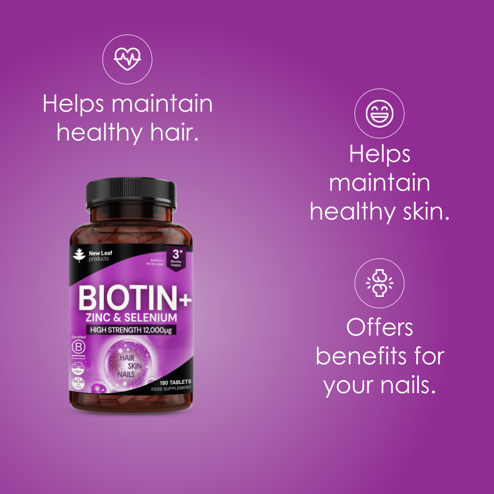 Biotin+ Vitamin B7 Tablets 365 Fill