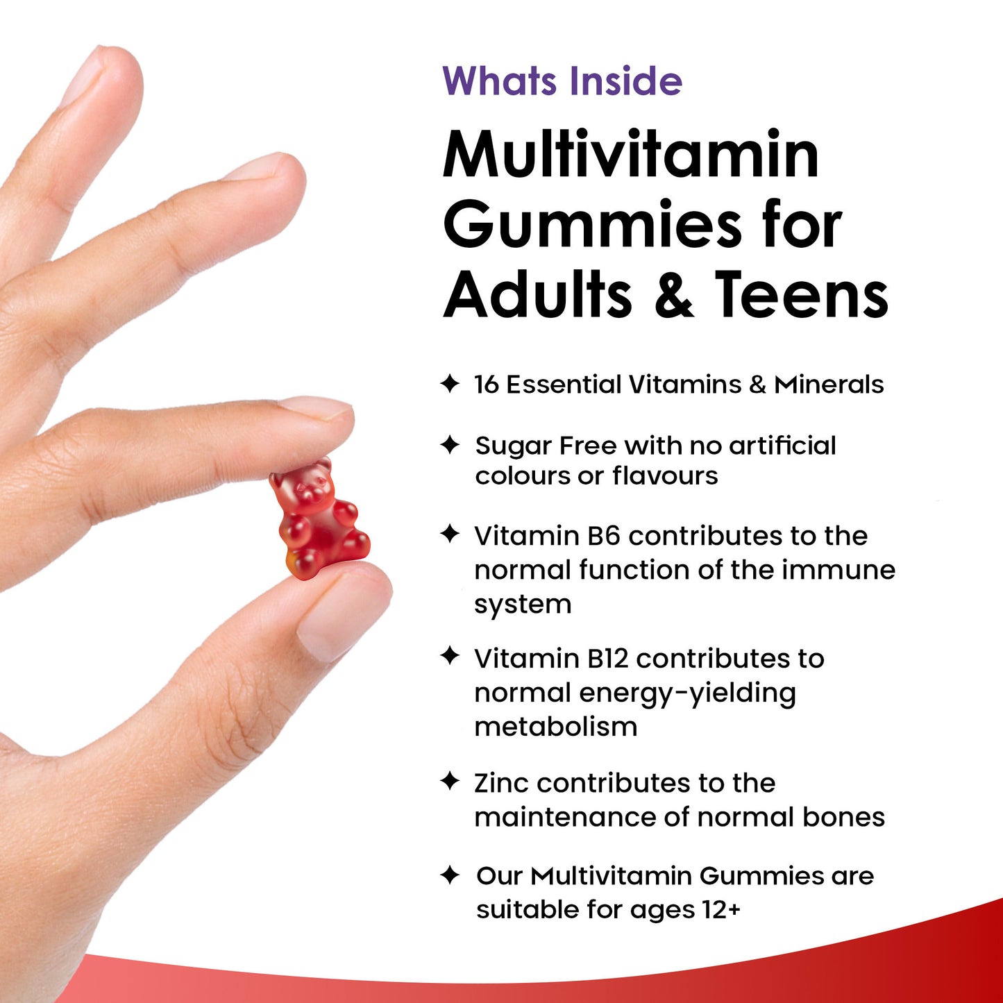 Multivitamins & Minerals for Adults & Teens Essentials Gummies 60 Fill
