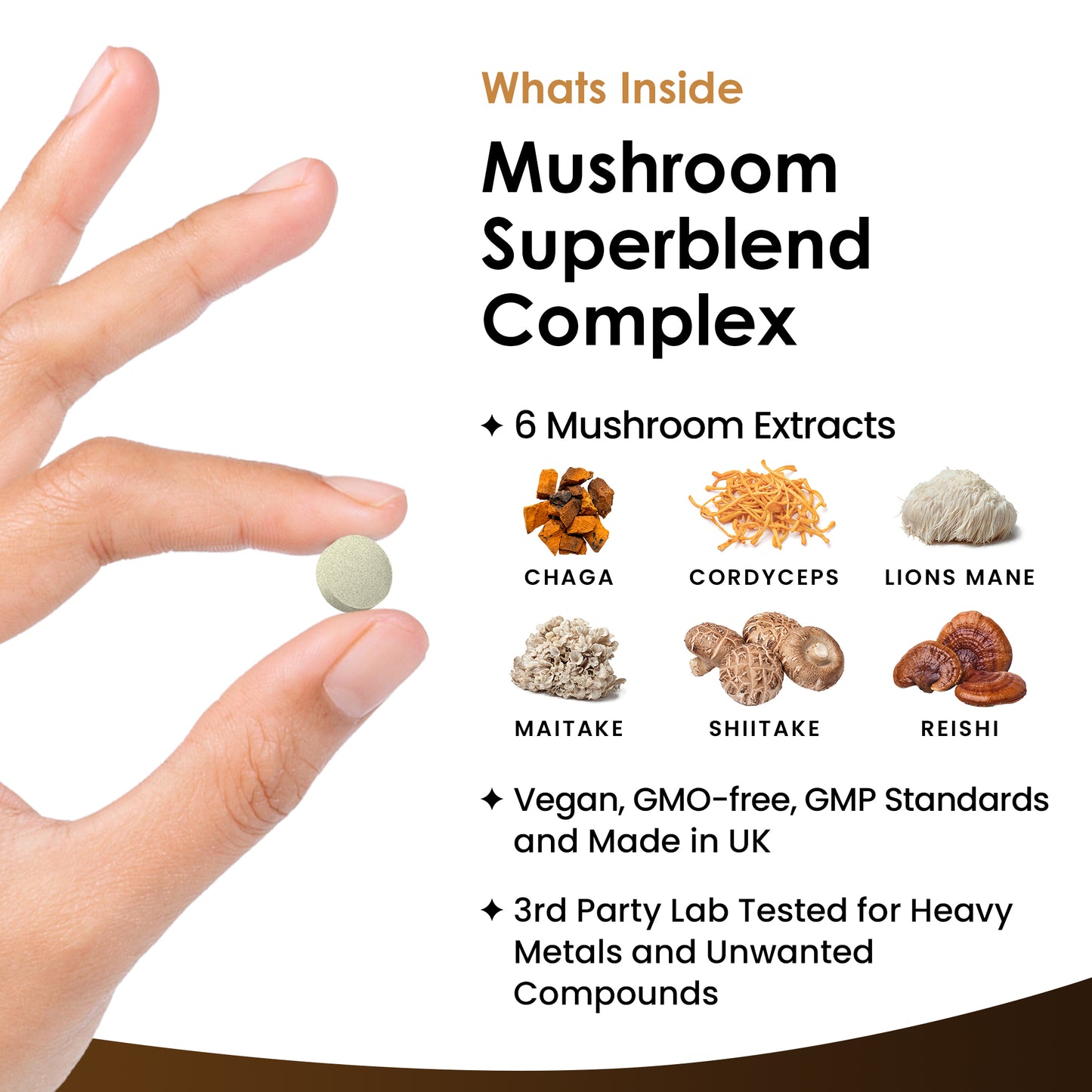 Mushroom Superblend Complex Tablets