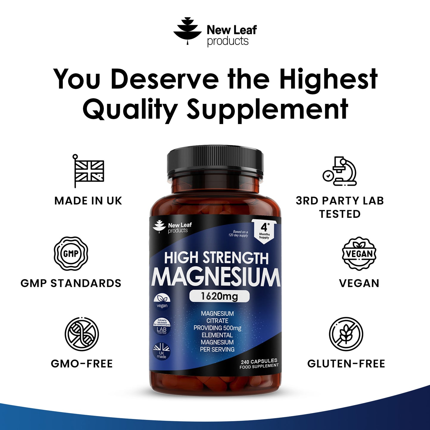 Magnesium Citrate Capsules 240 Fill
