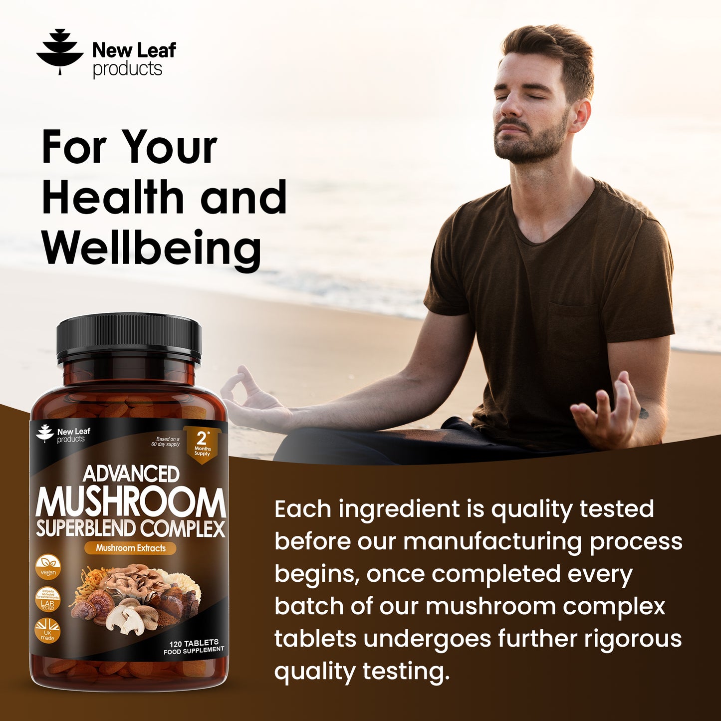 Mushroom Superblend Complex Tablets