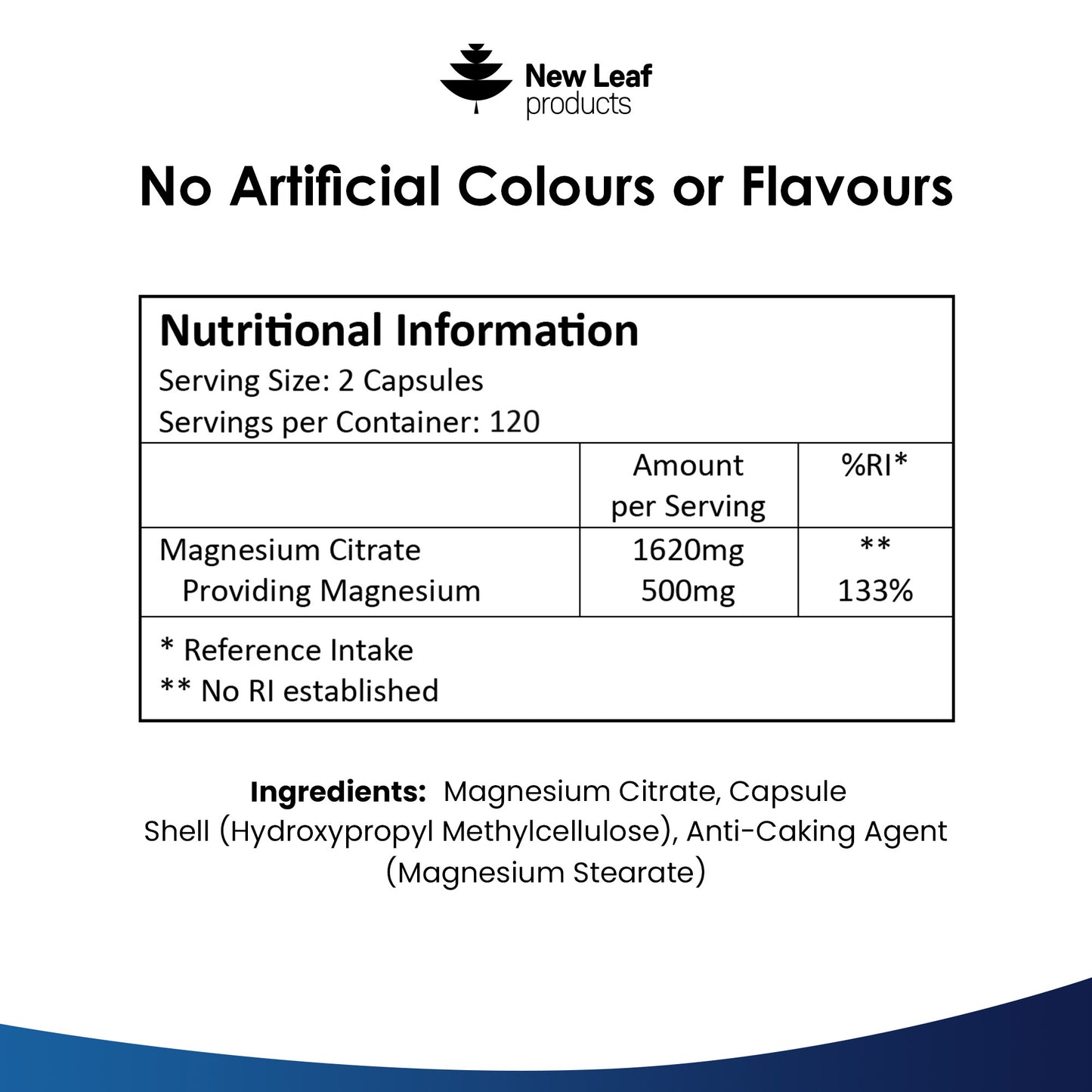 Magnesium Citrate Capsules 240 Fill