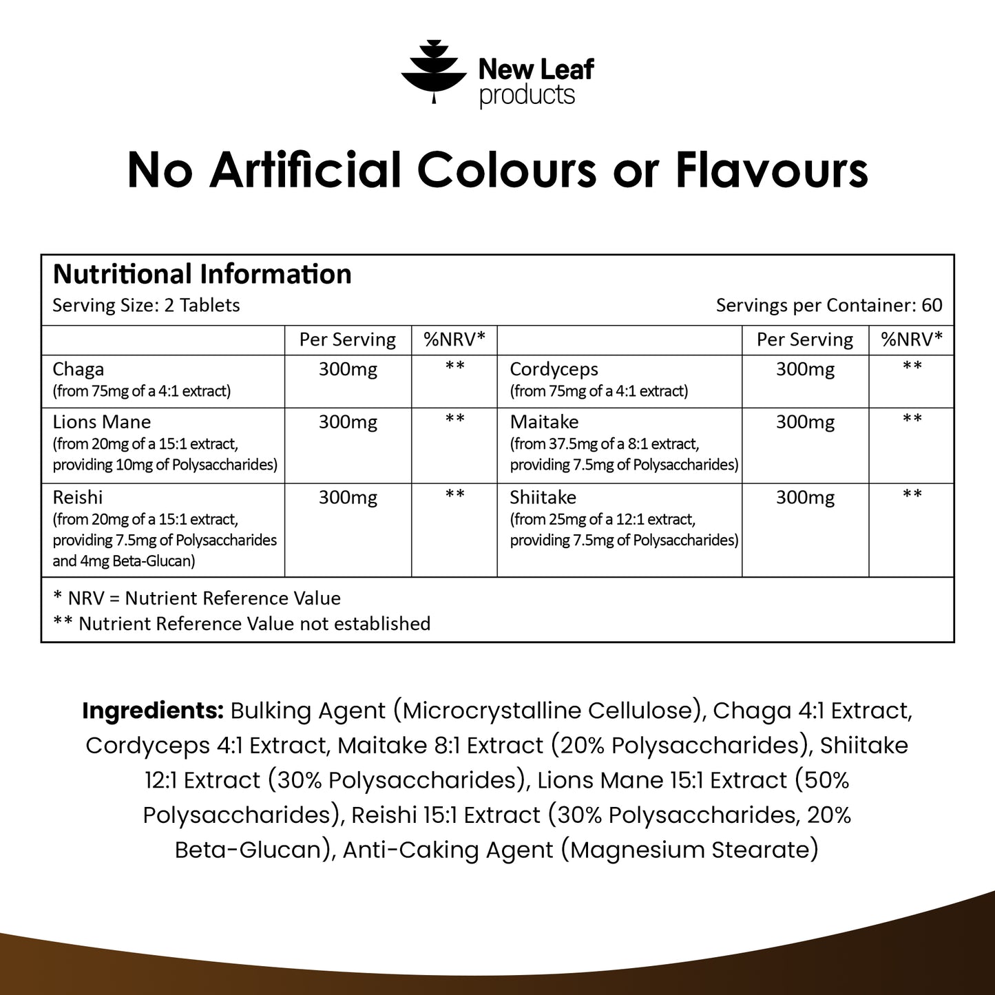 Mushroom Superblend Complex Tablets