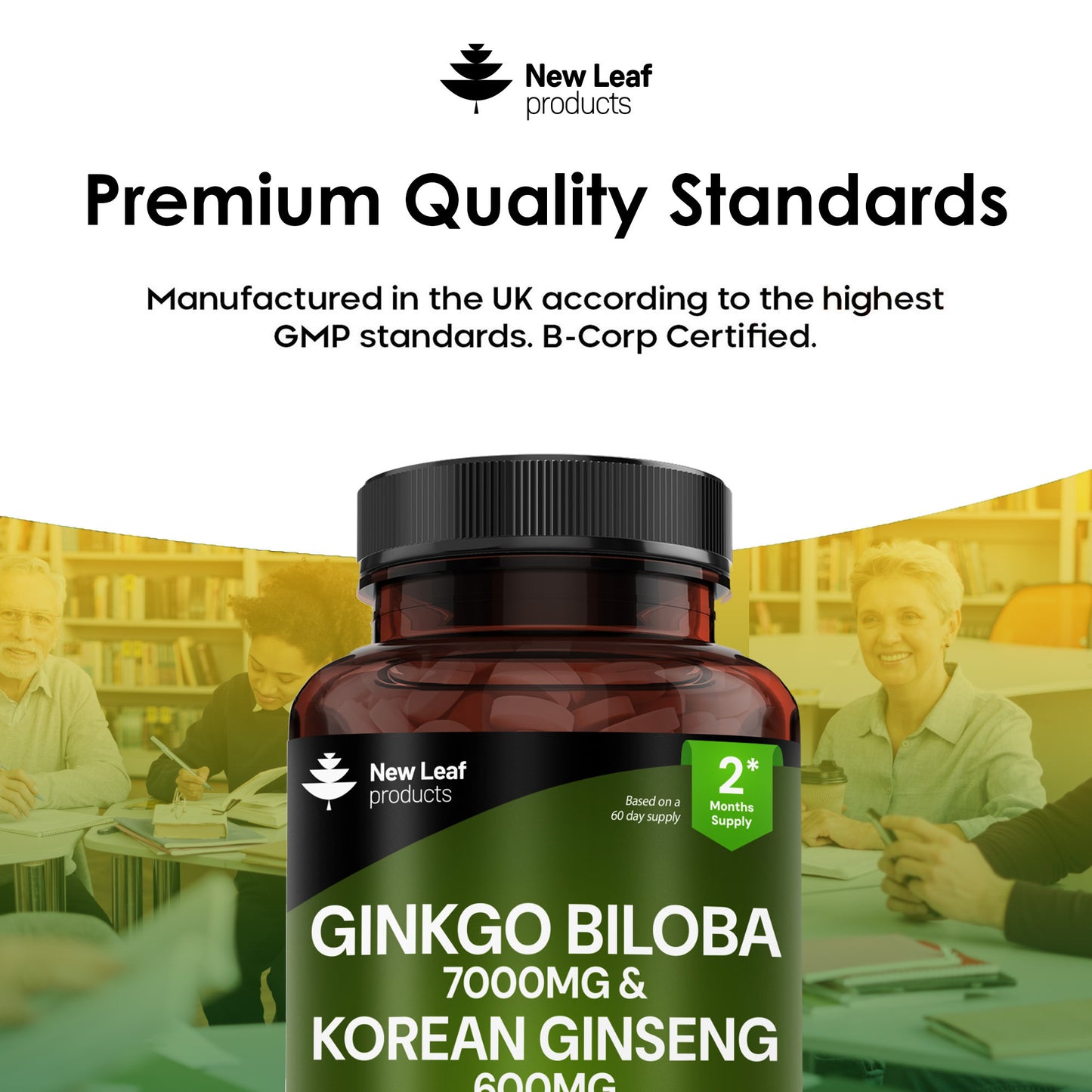 Ginkgo Biloba, Korean Ginseng Tablets