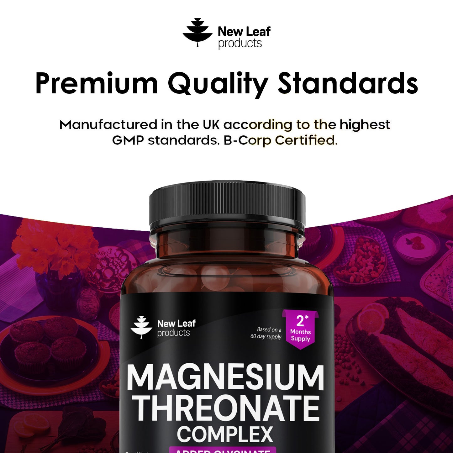 Magnesium Threonate Glycinate Complex Capsules