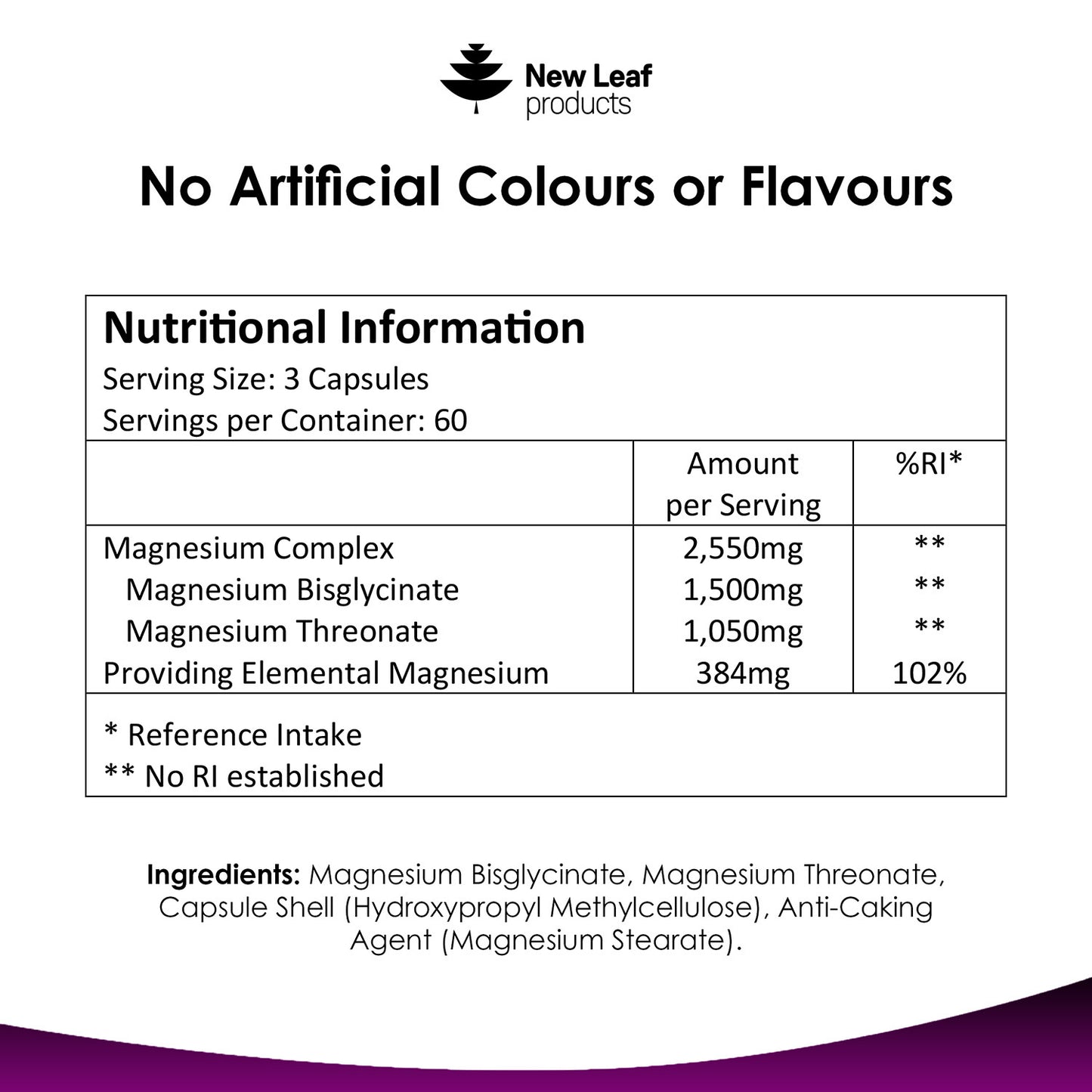 Magnesium Threonate Glycinate Complex Capsules