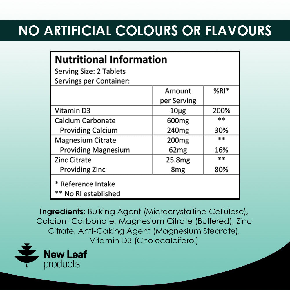 Calcium Complex with Magnesium, Zinc ,Vitamin D Tablets