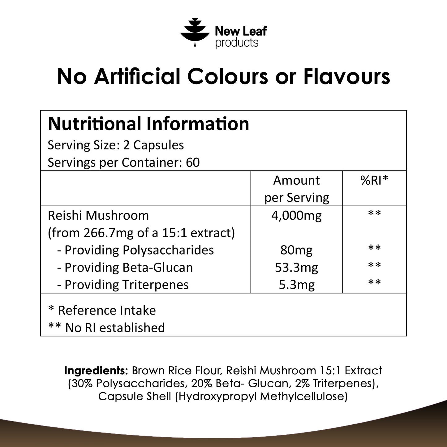 Reishi Mushroom Capsules