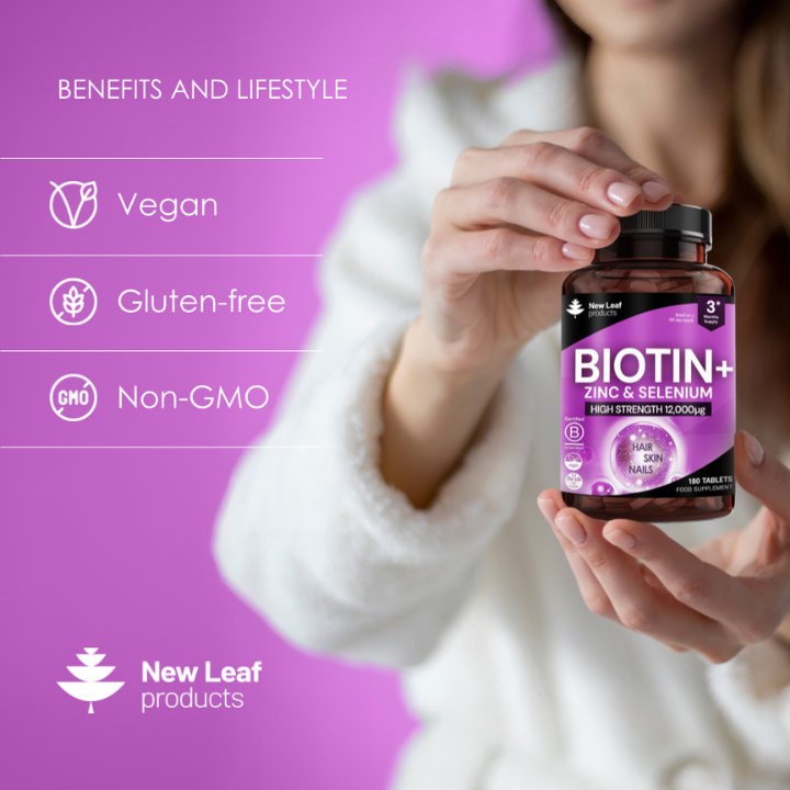 Biotin+ Vitamin B7 Tablets 365 Fill