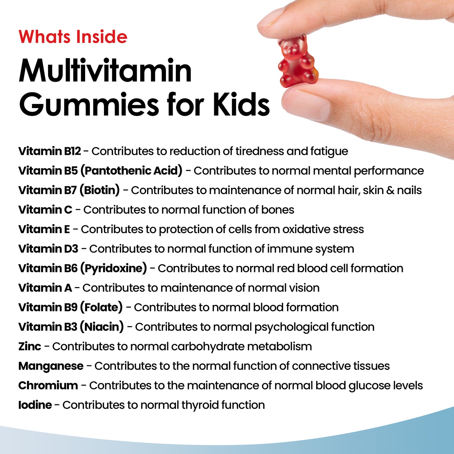 Essentials Multivitamin Minerals Supplement Gummies For Kids (6 Month Supply)