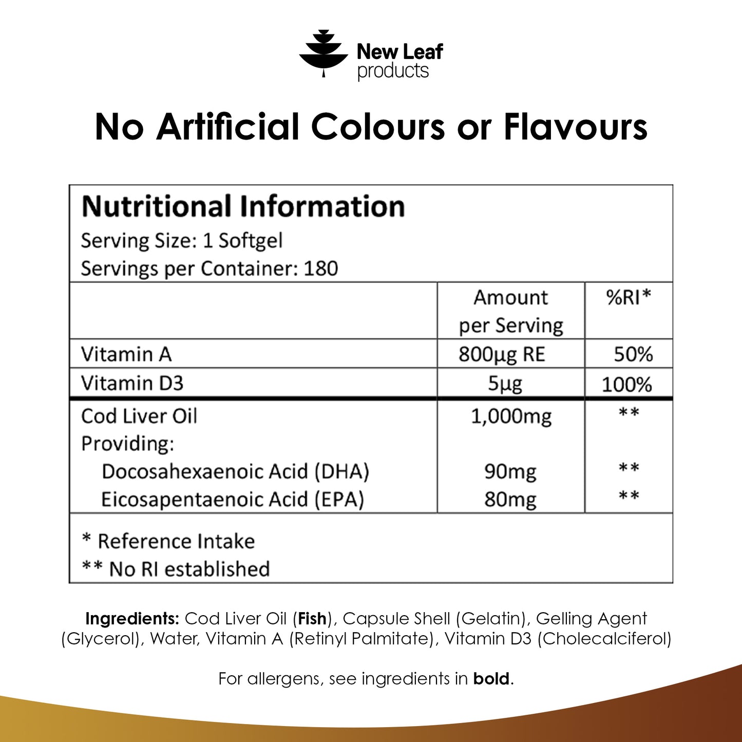 Cod Liver Oil Capsules