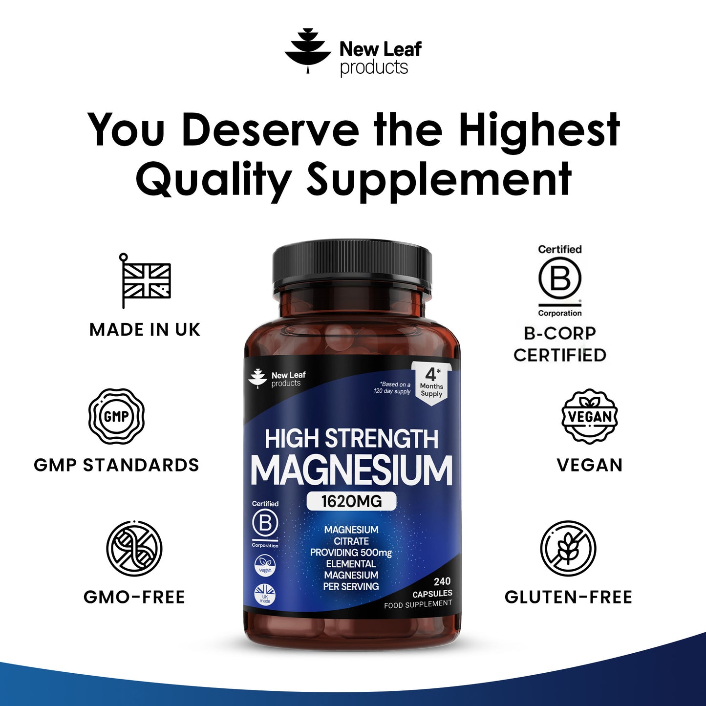 Magnesium Citrate Capsules 240 Fill