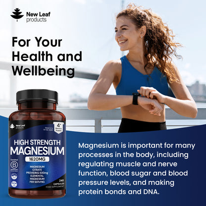 Magnesium Citrate Capsules 240 Fill