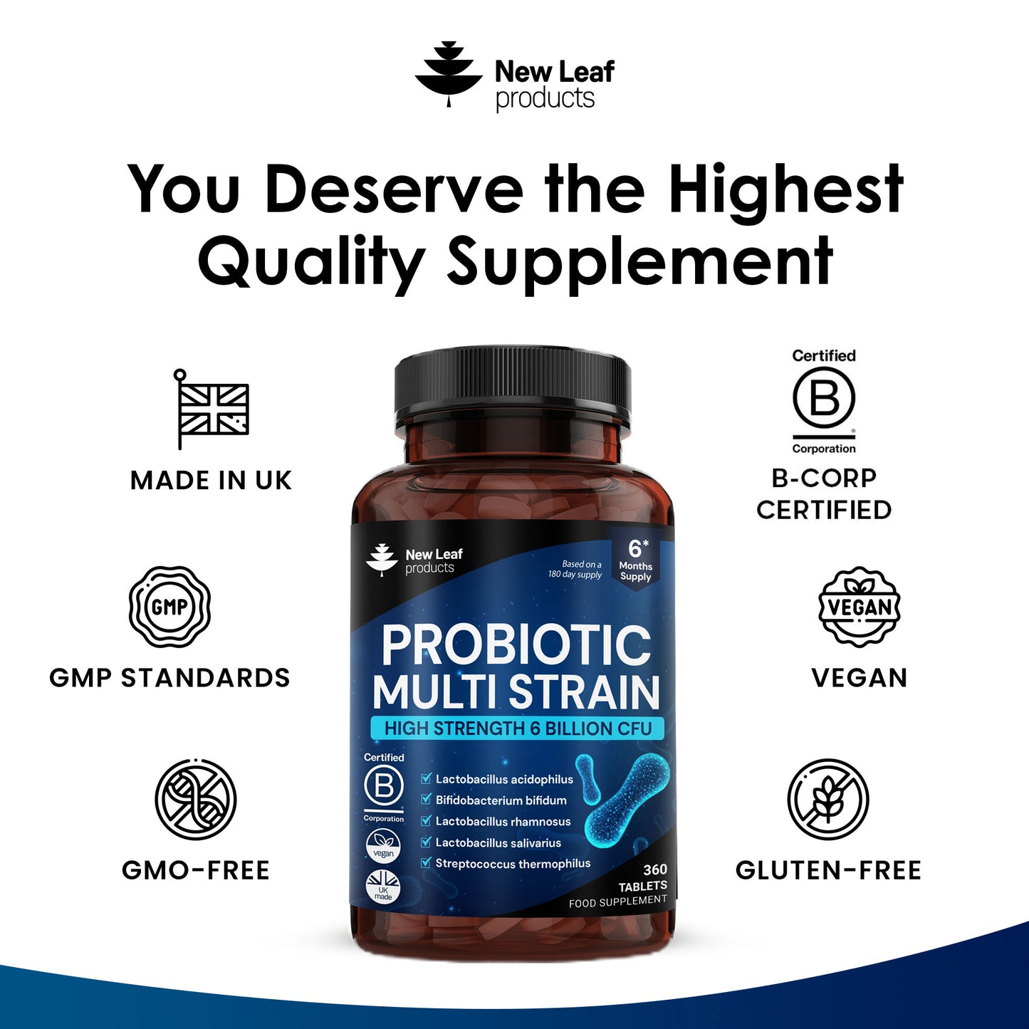Probiotic Multi Strain | 360 Tablets
