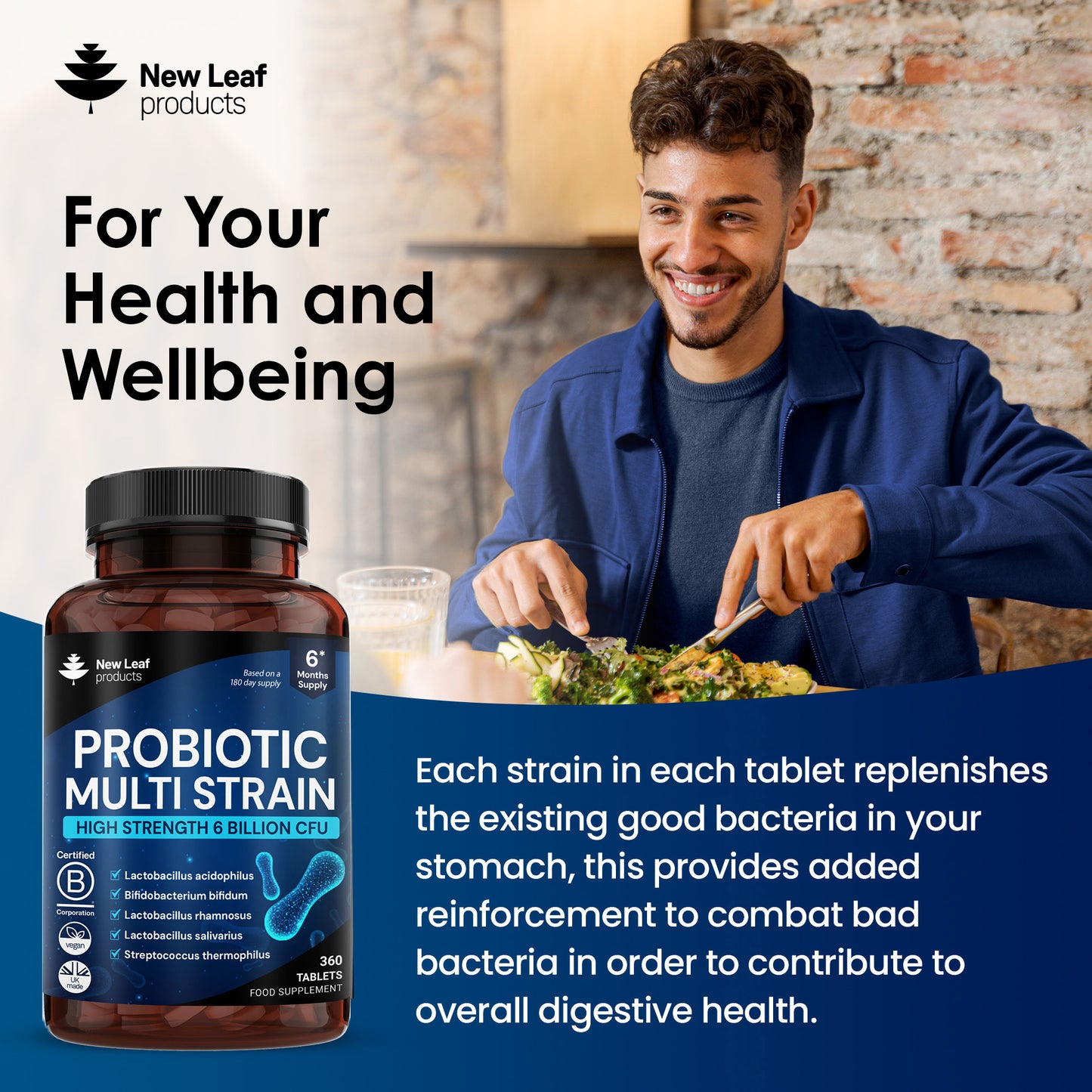 Probiotic Multi Strain | 360 Tablets