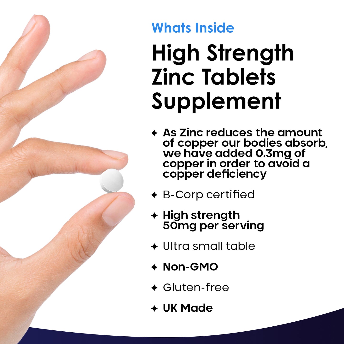 Zinc Tablets 120 Fill