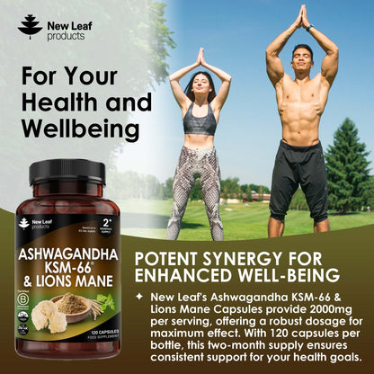 Ashwagandha Lions Mane Capsules