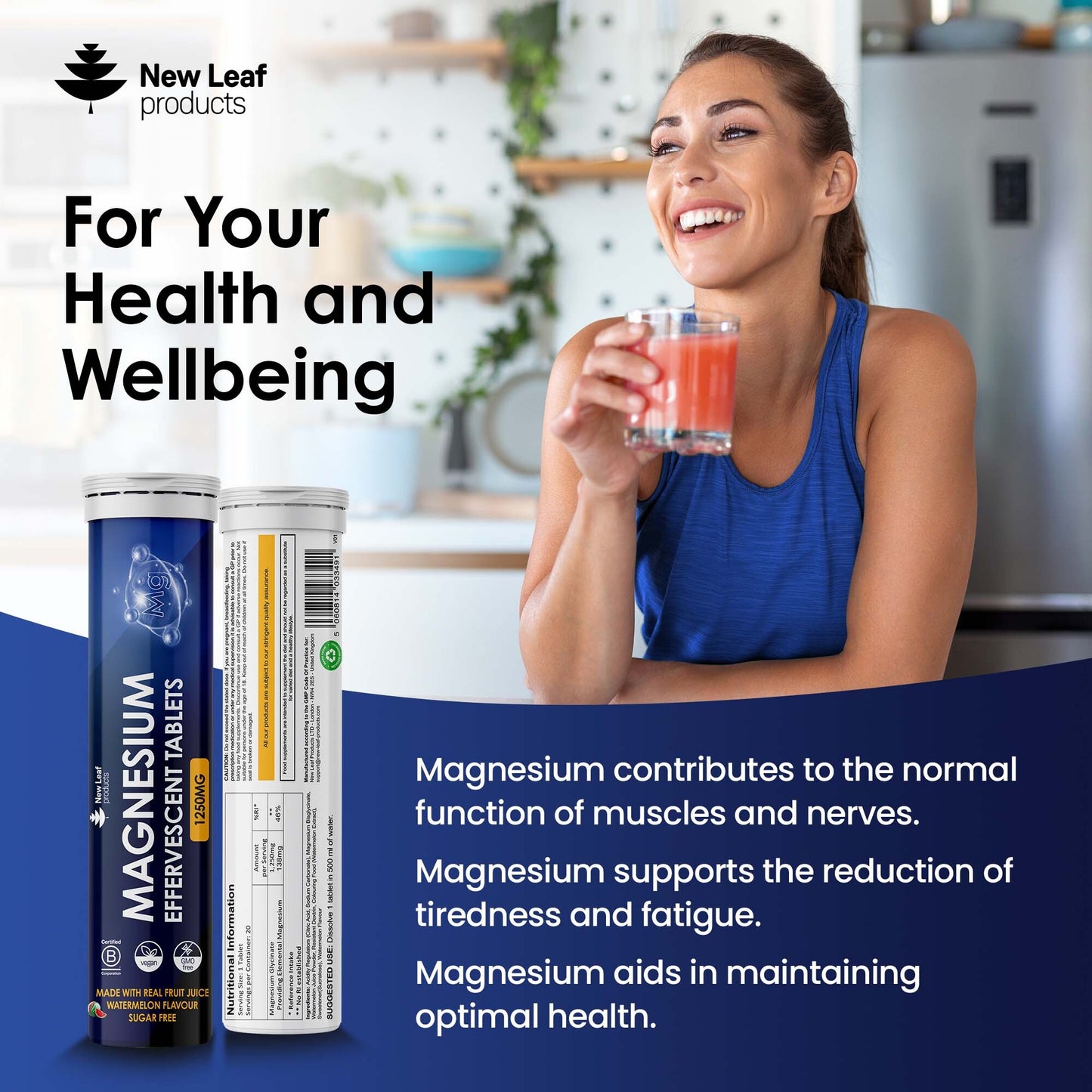 Magnesium Glycinate Effervescent Tablets