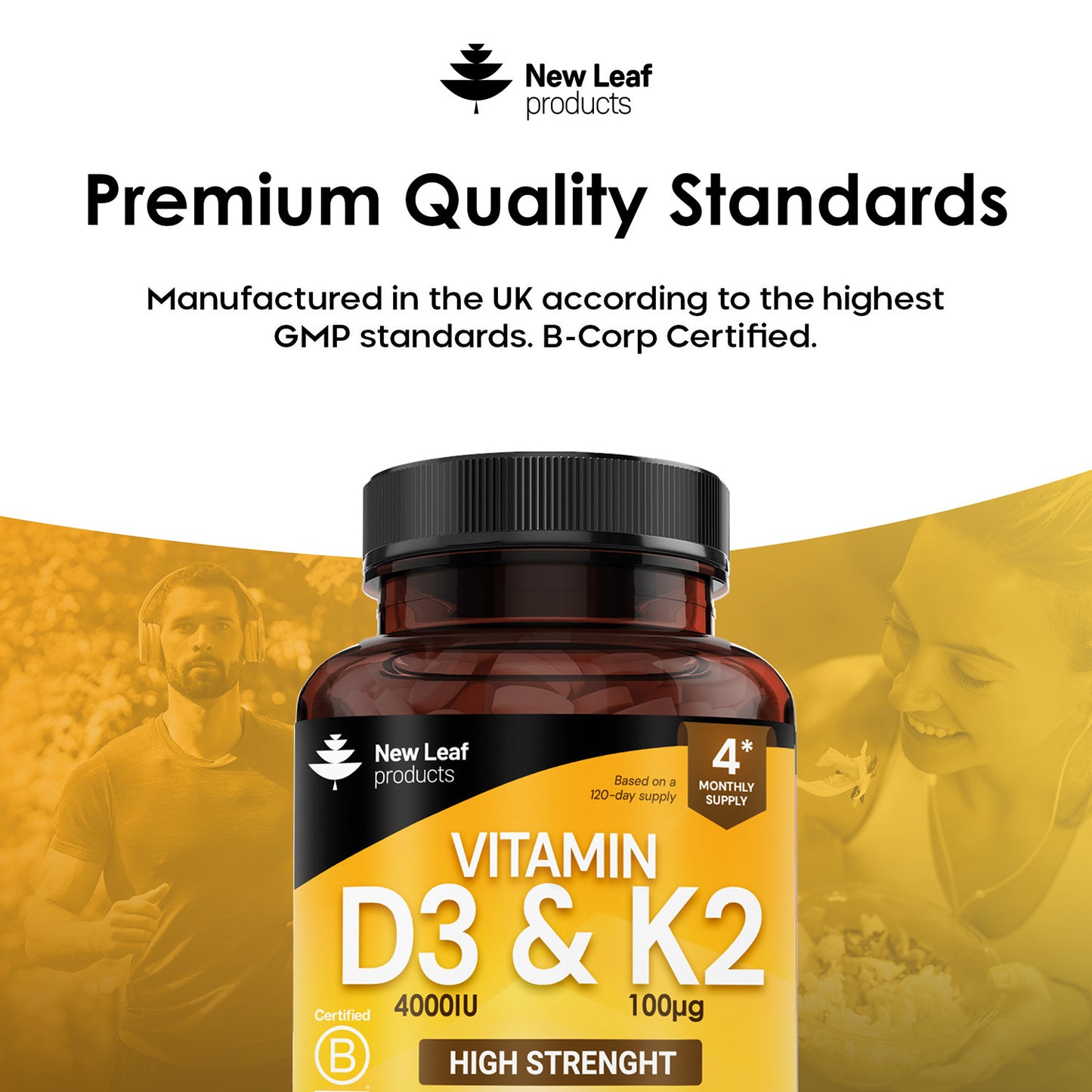 Vitamin D3 and K2 Tablets