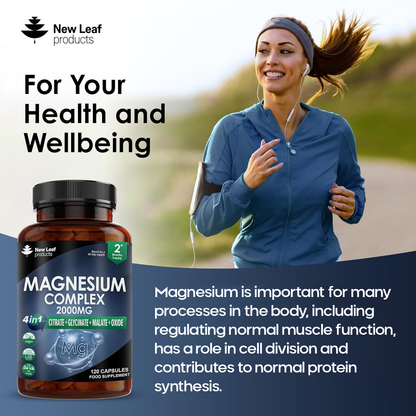 Magnesium Complex 4-in-1 2000mg High Strength Capsules