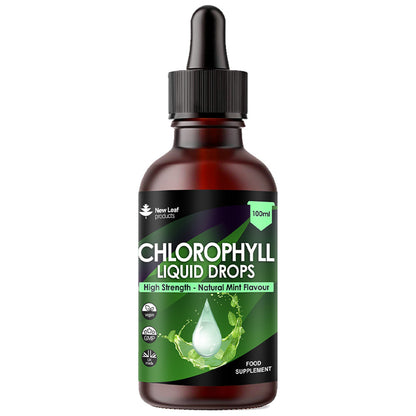 Liquid Chlorophyll - Chlorophyll Drops For Water 100ml High Strength 100mg Chlorophyll Liquid Drink