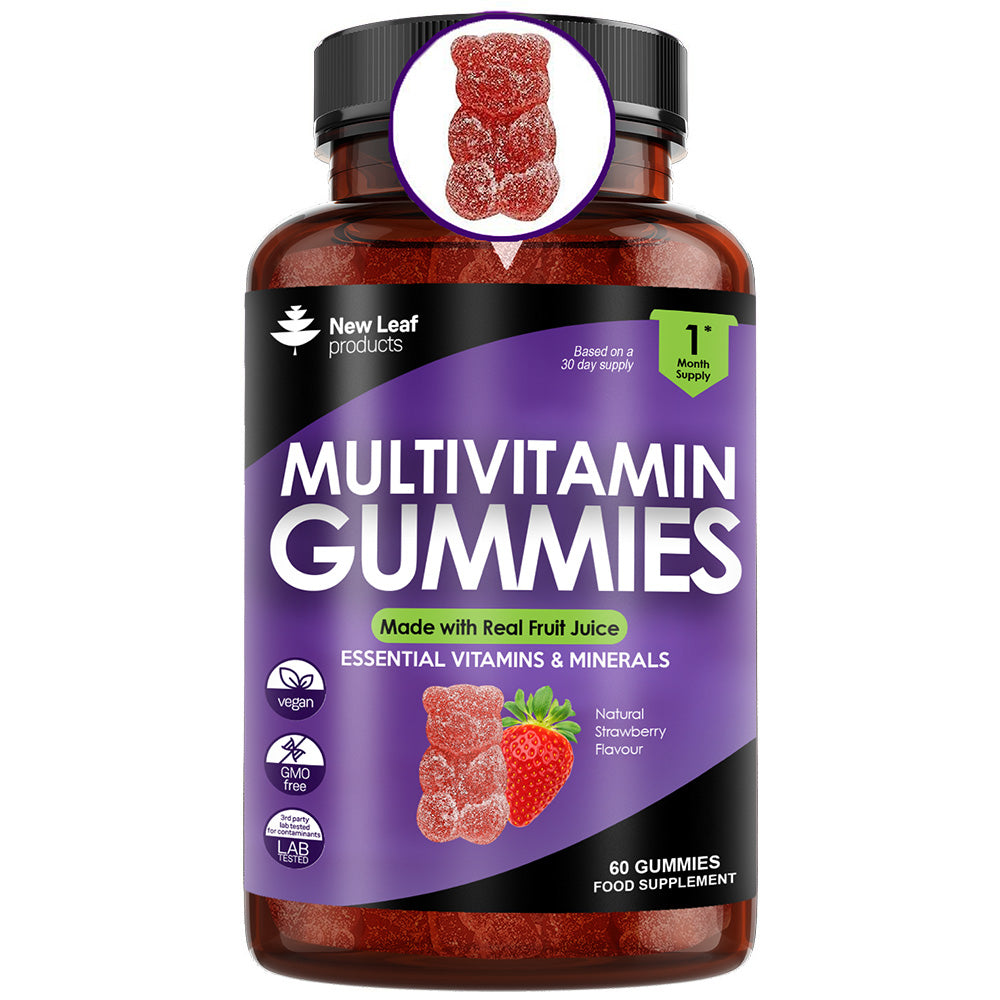 Multivitamin Gummies For Adults Essential Daily Chewable Vitamins & Minerals Vegan