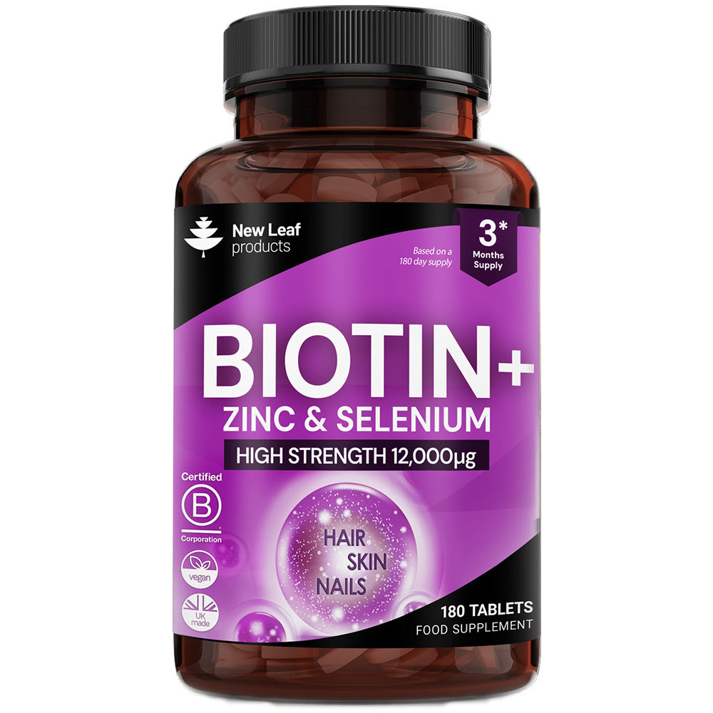 Biotin+ Vitamin B7 Tablets 180 Fill