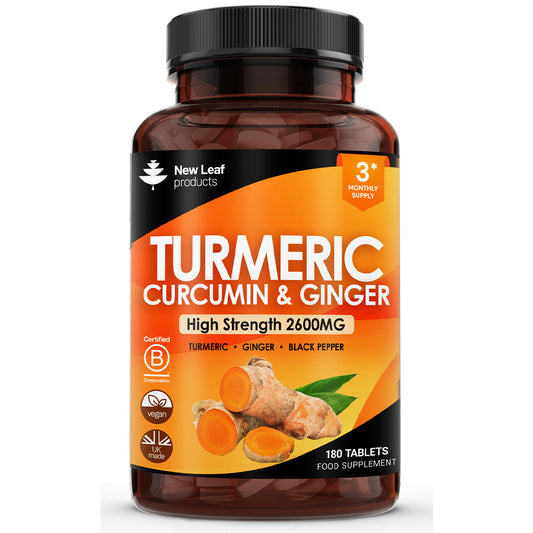 Turmeric, Curcumin, Ginger Tablets