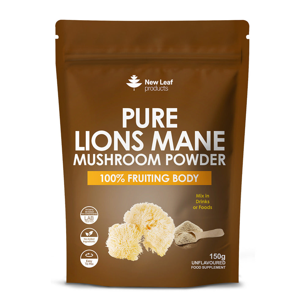 Lions Mane Mushroom Powder - High Strength 3000mg Mushroom Powder - 100% Fruiting Body