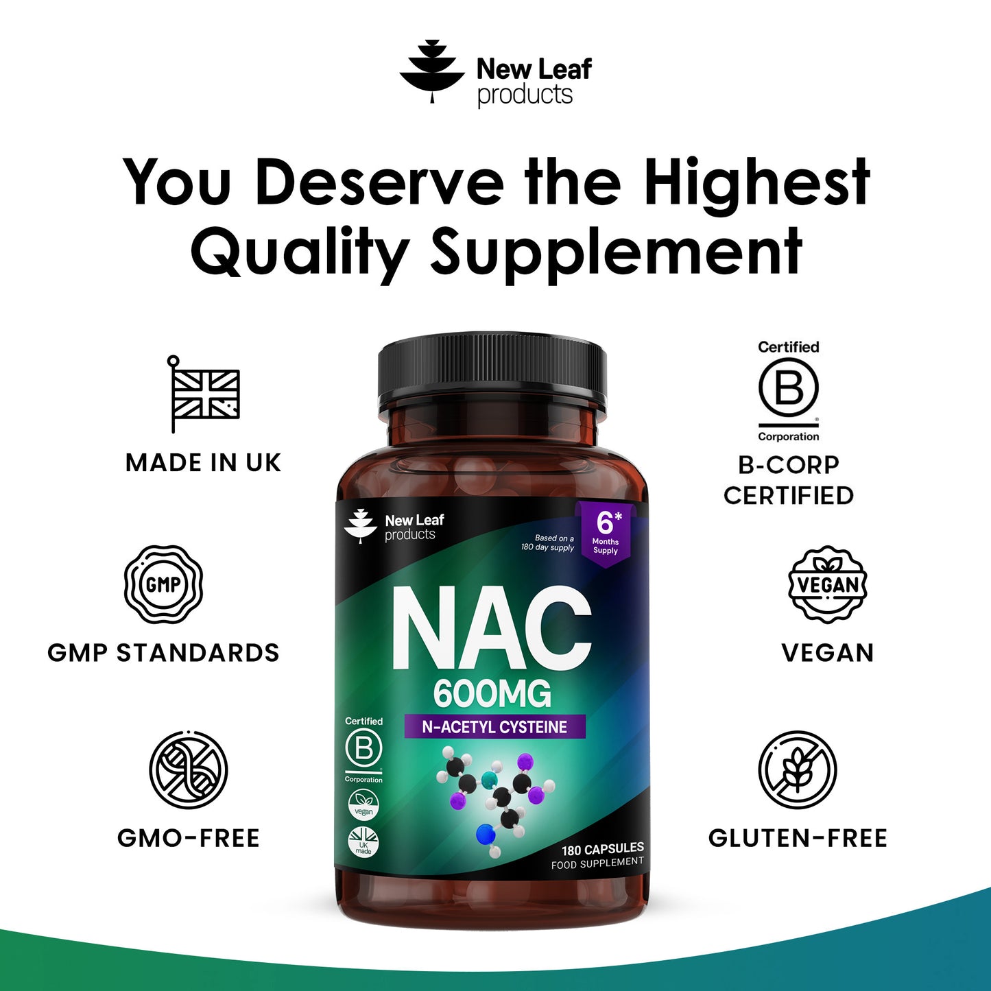 NAC N-Acetyl-Cysteine Capsules