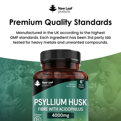 Psyllium Husk Fibre + Acidophilus | 360 Capsules
