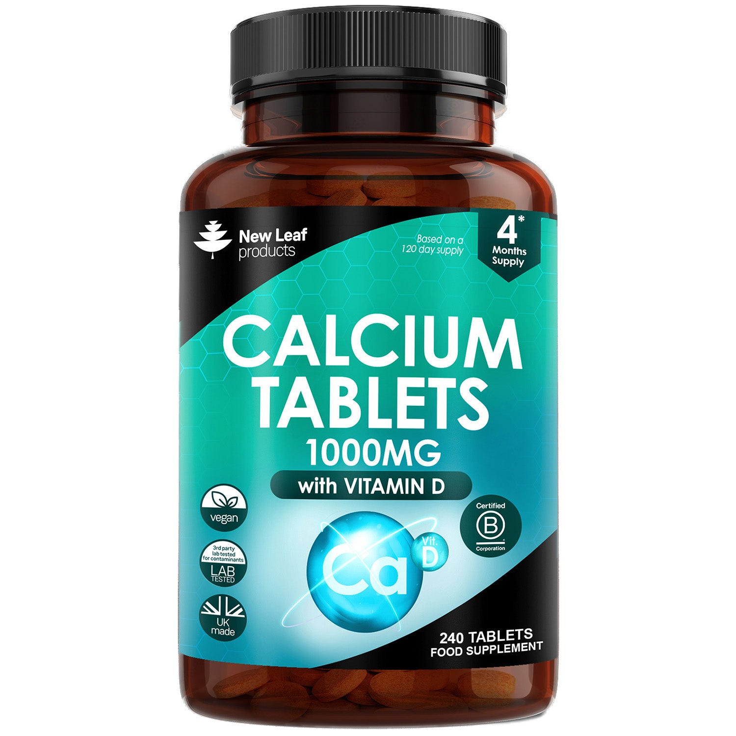 Calcium + Vitamin D 240 Tablets